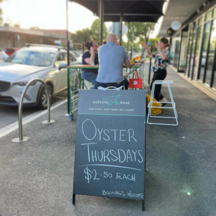 Oyster Night at Hudsons Road Wine & Beer