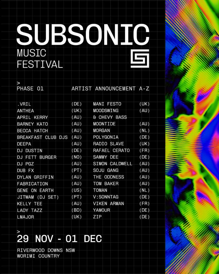 Subsonic Music Festival 2024