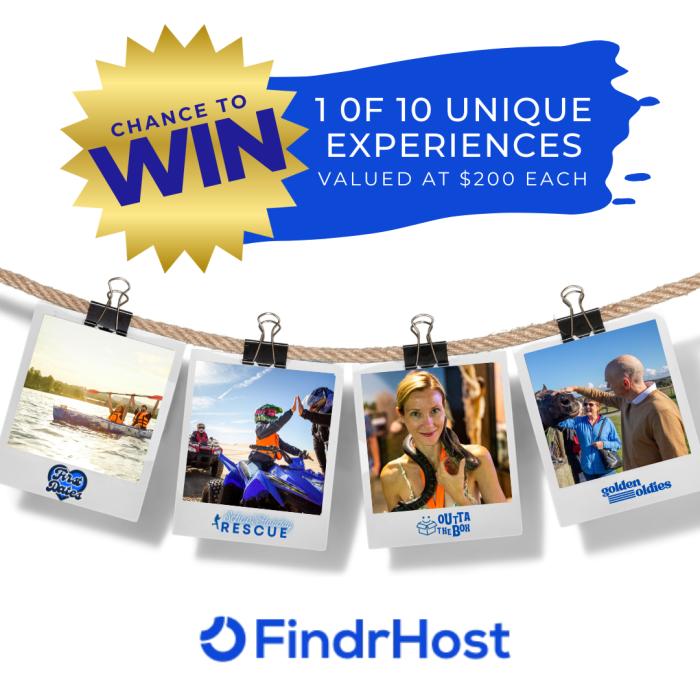 FindrHost: WIN Unique Australian Experiences Worth $200 Each