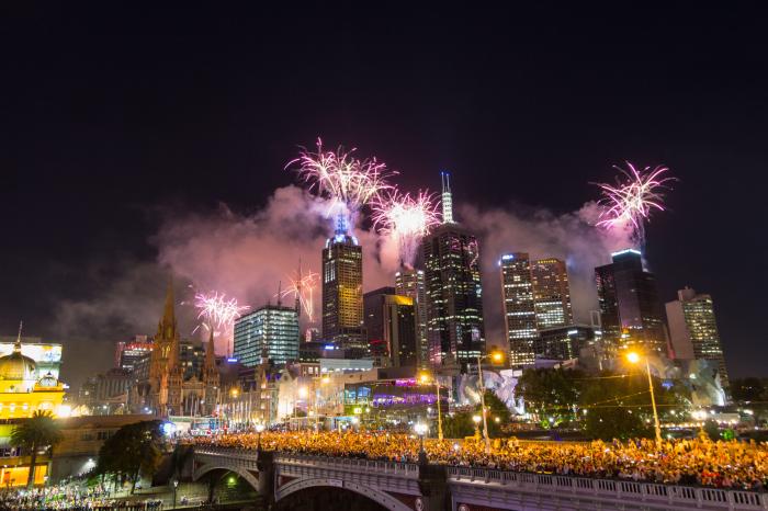 Celebrate New Year's Eve on Melbourne's Yarra River