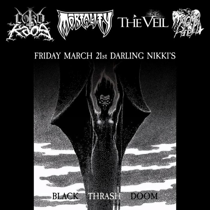 Lord Kaos + Mortality + The Veil + Magma One