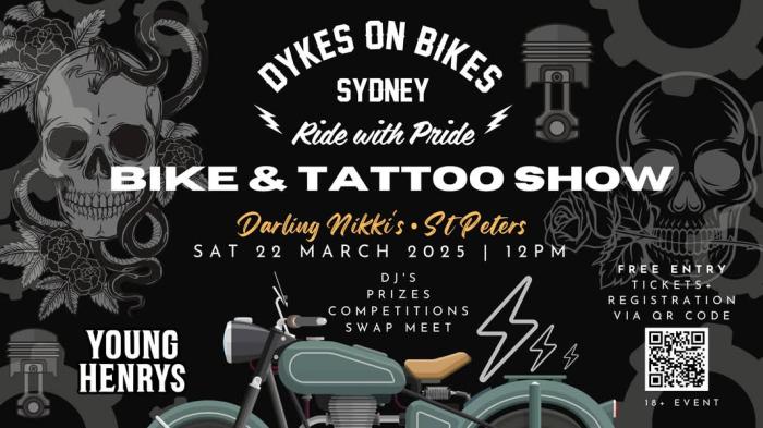 Dykes on Bikes: Bike & Tattoo Show